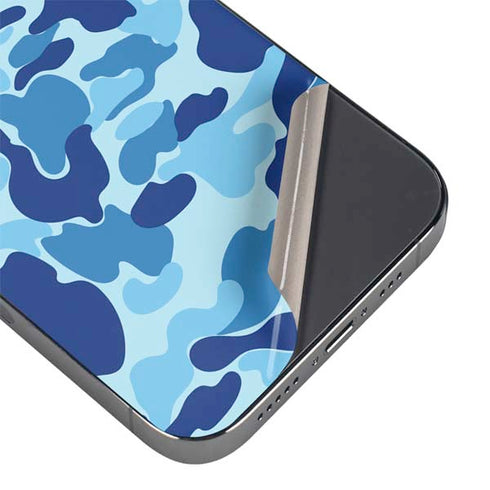 Light Blue Street Camo iPhone 16e Skin