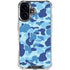 Light Blue Street Camo iPhone 17 Clear Case