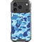 Light Blue Street Camo iPhone 18 Pro Clear Case
