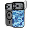 Light Blue Street Camo iPhone 18 Pro Kickstand Case