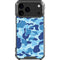 Light Blue Street Camo iPhone 18 Pro Max Clear Case