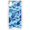 Light Blue Street Camo iPhone XS Clear Case
