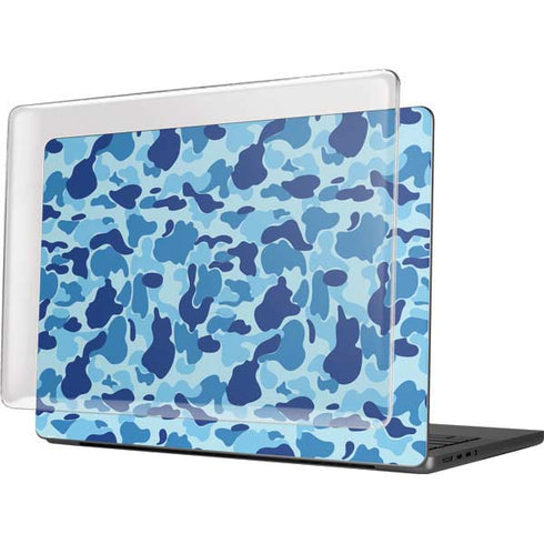 Light Blue Street Camo MacBook Pro 14in (2021-24) Case plus Skin