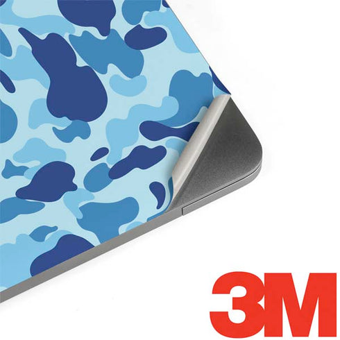 Light Blue Street Camo MacBook Skins