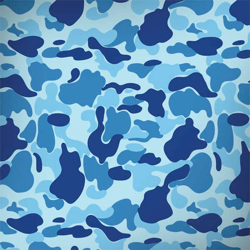 Light Blue Street Camo MacBook Skins