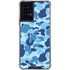 Light Blue Street Camo Moto G Power 5G (2024) Clear Case