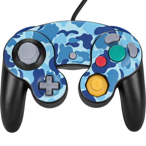 Light Blue Street Camo Nintendo Skins