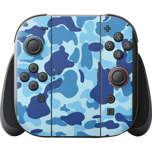 Light Blue Street Camo Nintendo Switch 2 (2025) with Joy-Con Skin
