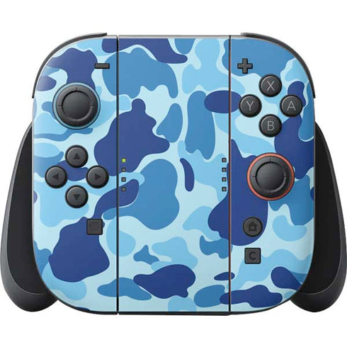 Light Blue Street Camo Nintendo Skins