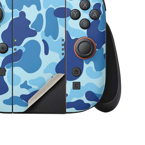 Light Blue Street Camo Nintendo Switch 2 (2025) Joy-Con Controller Skin