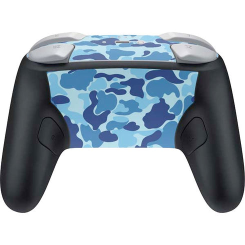 Light Blue Street Camo Nintendo Switch 2 (2025) Pro Controller Skin