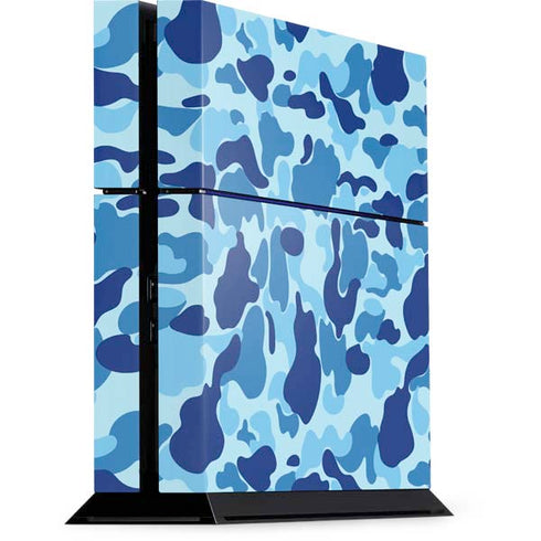 Light Blue Street Camo PlayStation PS4 Skins