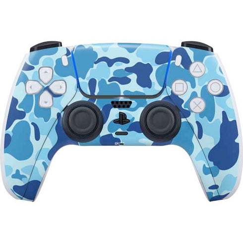 Light Blue Street Camo PlayStation PS5 Skins