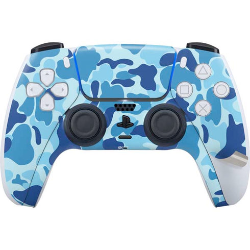 Light Blue Street Camo PS5 Pro Bundle Skin