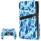Light Blue Street Camo PS5 Pro Disk Bundle Skin
