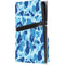 Light Blue Street Camo PS5 Pro Disk Console Skin