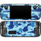 Light Blue Street Camo Steam Deck Handheld Gaming Computer OLED Skin
