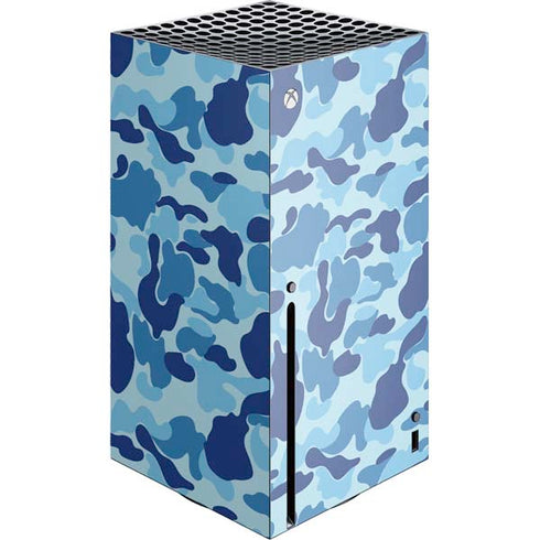 Light Blue Street Camo Xbox Series X Skins