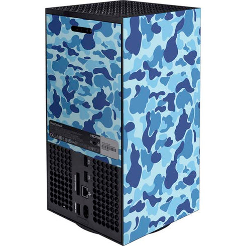 Light Blue Street Camo XBox Series X Digital Edition Bundle Skin