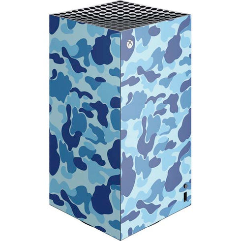 Light Blue Street Camo Xbox Series X Skins