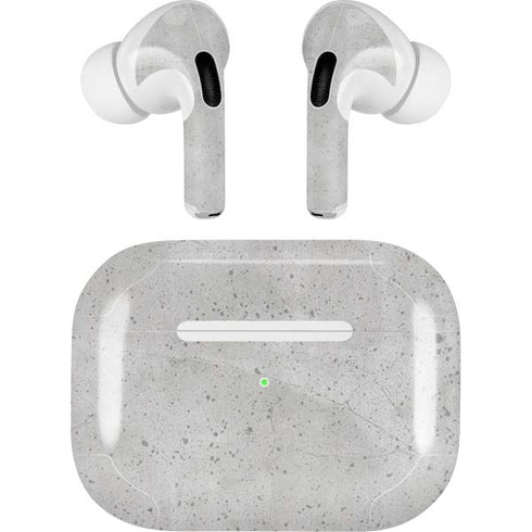 Light Grey Concrete AirPods Skins