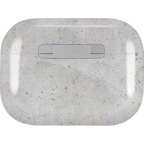 Light Grey Concrete AirPods Skins