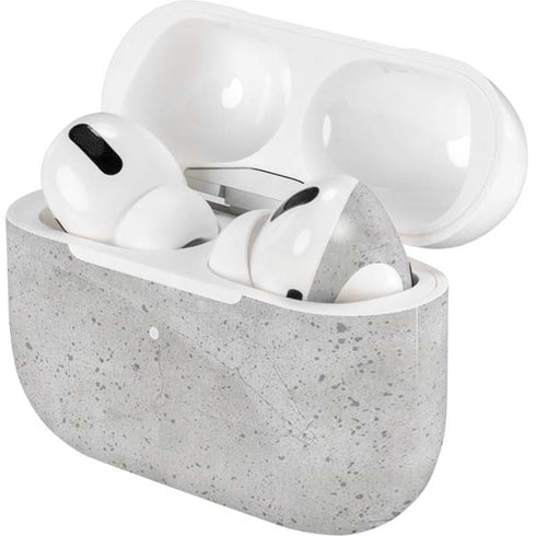 Light Grey Concrete AirPods Skins