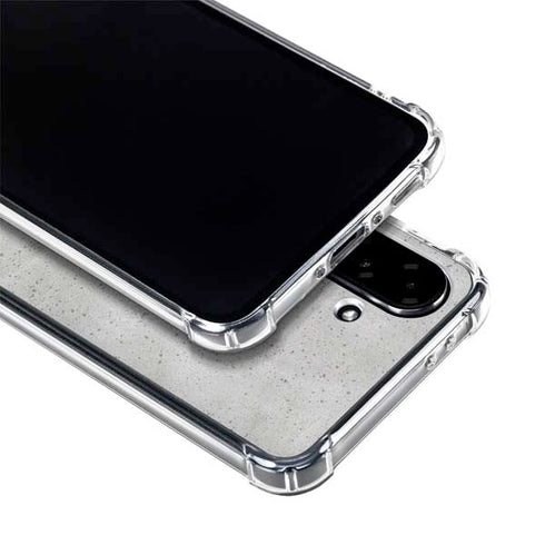Light Grey Concrete Galaxy A36 5G Clear Case