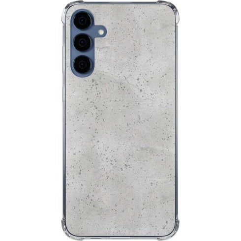 Light Grey Concrete Galaxy A55 5G Clear Case