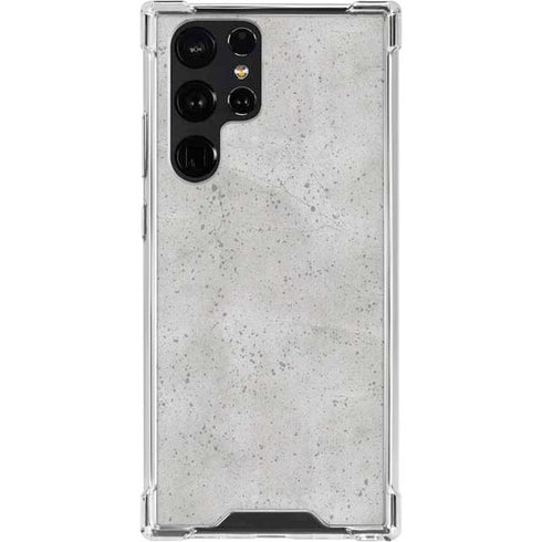 Light Grey Concrete Galaxy S23 Ultra Clear Case