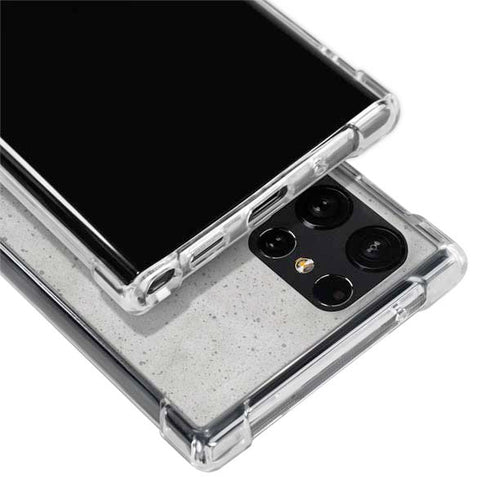 Light Grey Concrete Galaxy S23 Ultra Clear Case