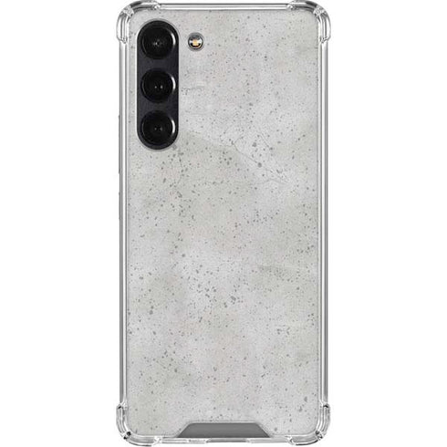 Light Grey Concrete Galaxy S24 FE Clear Case