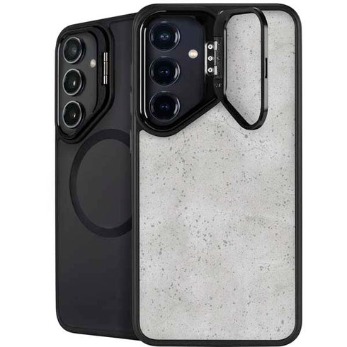 Light Grey Concrete Galaxy S24 FE Kickstand Case