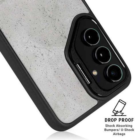 Light Grey Concrete Galaxy S24 FE Kickstand Case