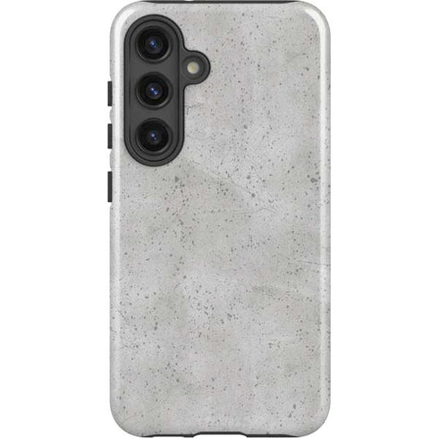 Light Grey Concrete Galaxy S25 Impact Case