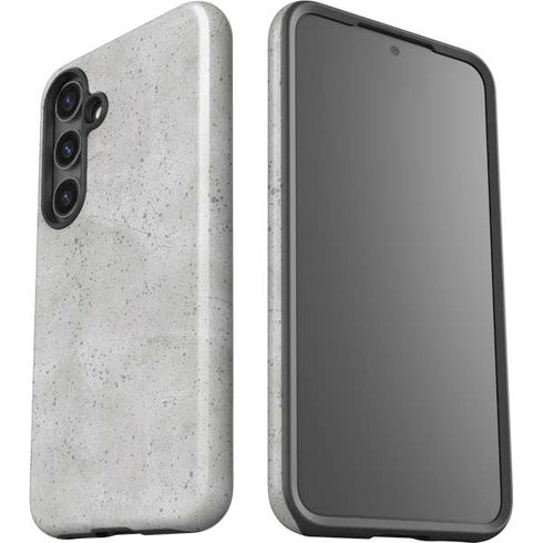 Light Grey Concrete Galaxy S25 Impact Case