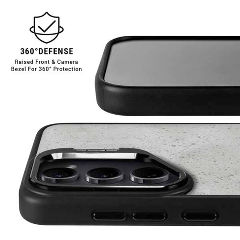 Light Grey Concrete Galaxy S25 Kickstand Case
