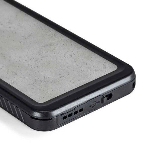 Light Grey Concrete Galaxy S24 Plus Waterproof Case