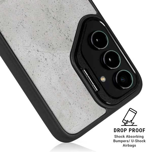 Light Grey Concrete Galaxy S24 Ultra Kickstand Case
