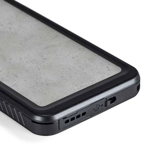 Light Grey Concrete Galaxy S24 Waterproof Case