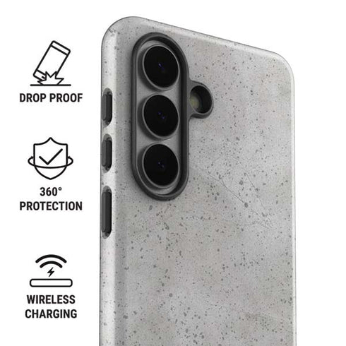 Light Grey Concrete Galaxy S26 Impact Case