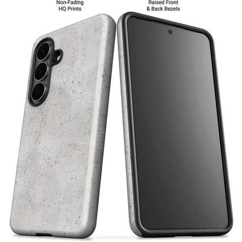 Light Grey Concrete Galaxy S26 Impact Case