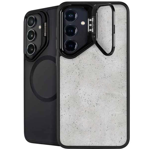 Light Grey Concrete Galaxy S26 Kickstand Case