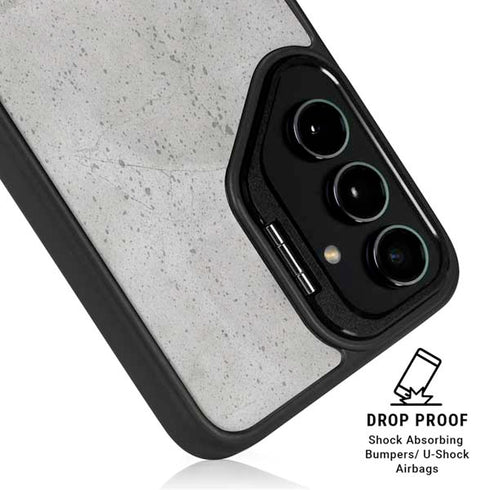 Light Grey Concrete Galaxy S26 Ultra Kickstand Case