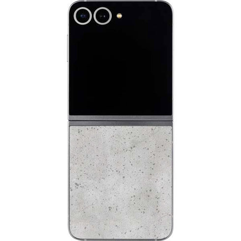 Light Grey Concrete Galaxy Z Flip6 Skin