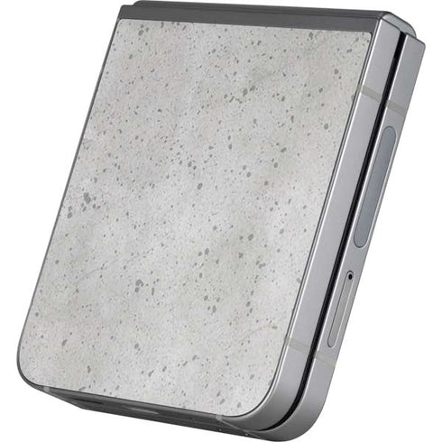 Light Grey Concrete Galaxy Z Flip6 Skin