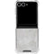 Light Grey Concrete Galaxy Z Flip7 Clear Case