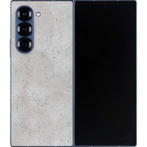 Light Grey Concrete Galaxy Z Fold6 Skin