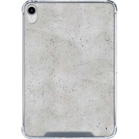 Light Grey Concrete iPad 11th Gen (2025) Clear Case