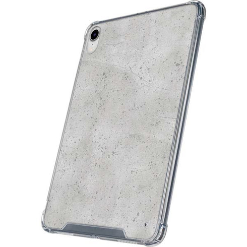 Light Grey Concrete iPad 11th Gen (2025) Clear Case